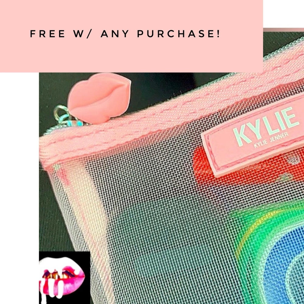 FREE w/Any Purchase! Kylie Cosmetics Mesh Necessitates Bag